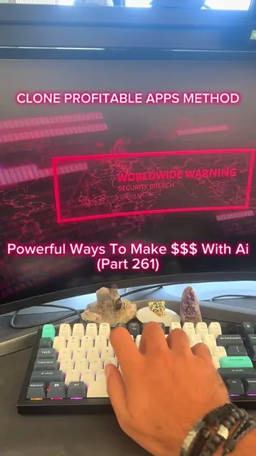 Comment CLONE for the step by step 👇 Pick an app you like. Copy its link. Paste