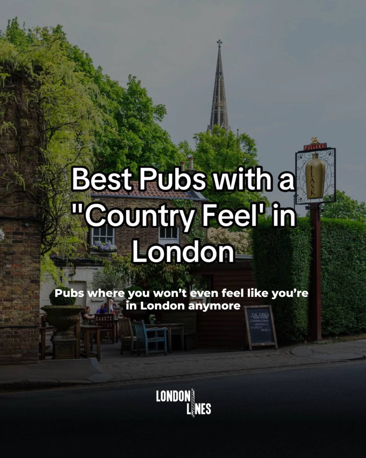 Best pubs with a “country” feel in London, without actually leave London postcod