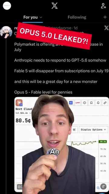 The smart money says Claude Opus 5.0 drops on July 19th. We just got the biggest