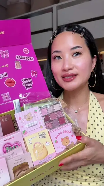 TRYING CHINESE MAKEUP GEGE BEAR TODAY 🧸🐻💓🤗👌🏼 #chinesemakeup #makeup #cbeau