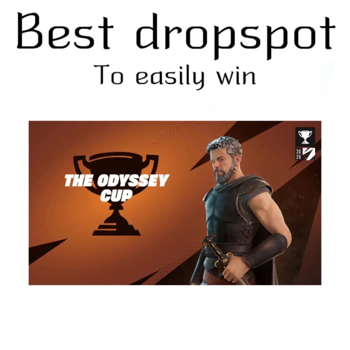 Best drop spot to easily win the new odyssey skin! #forntite #tournament #bestdr