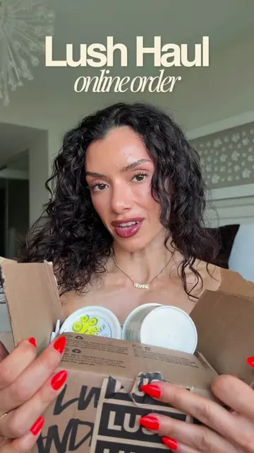 unbox my @LUSH order with me. I am so sad about my massage bar 🥲#lushhaul #lush
