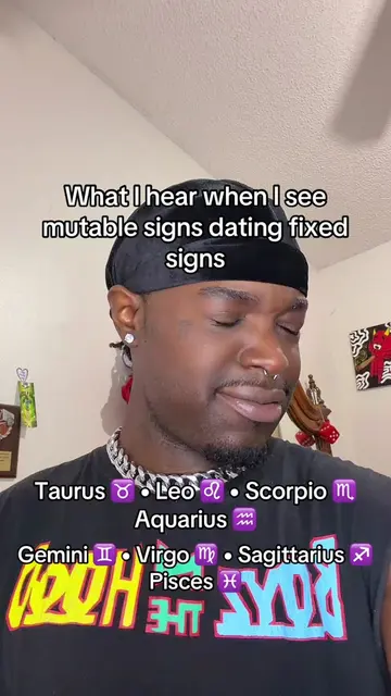 astrology tiktok 101: dating mutable zodiac signs vs fixed zodiac signs 😭 this 