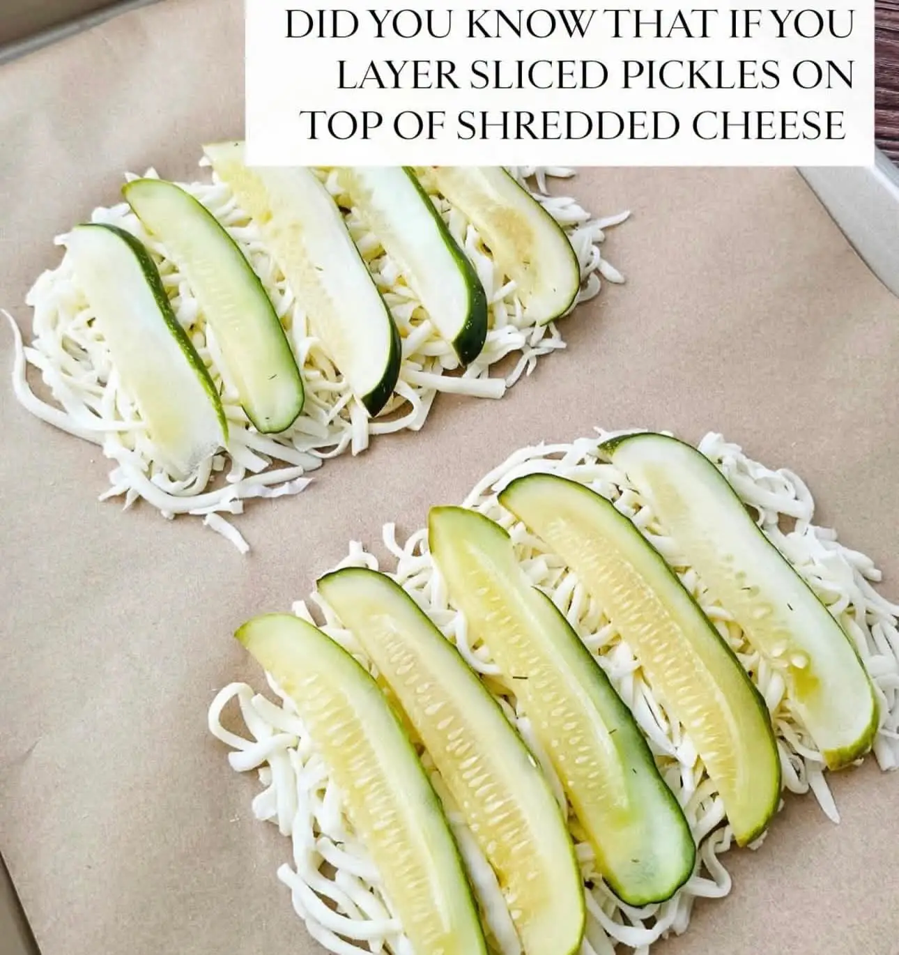 Crispy on the outside. Cheesy in the middle.  Only 2 ingredients and ready in ab