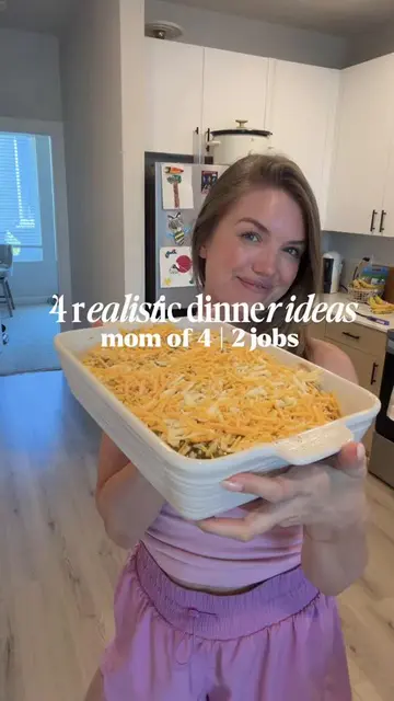 Written recipes included! 4 easy dinner ideas to try this week. #easydinner #mom