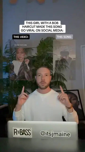A bob haircut blew this song up. I love to see it #music #viraltiktok 