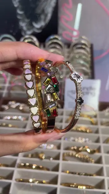 Bangle bracelets.  Our company s one year anniversary.  All the products only st