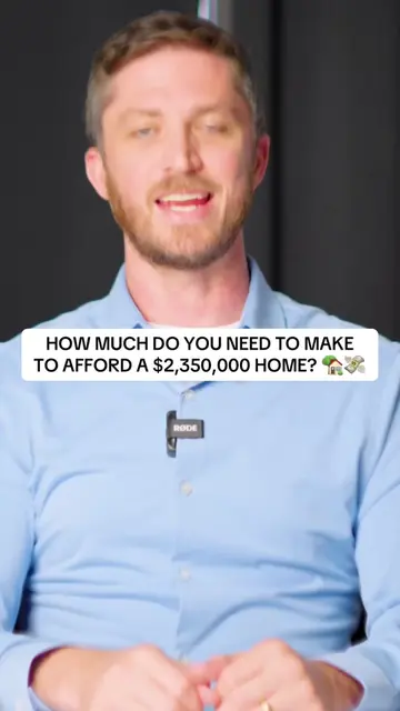 How much you need to make to afford a $2,350,000 home? - #realestate #mortgage #