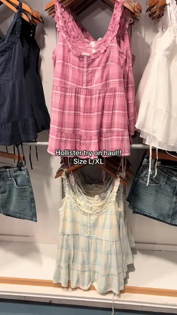 The first is my fav! #tryon #hollister #haul #fashion #outfitinspo 