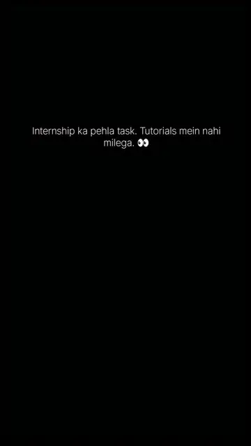 Internship vs tutorial is different things  #internships #computerscience #softw
