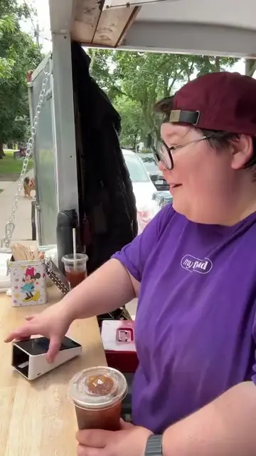 The best way to tip your baristas or at least mobile baristas this summer #coffe