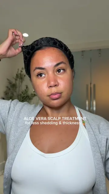 DIY Aloe Scalp Treatment for a Healthier Scalp, Less Shedding & Fuller-Looking H