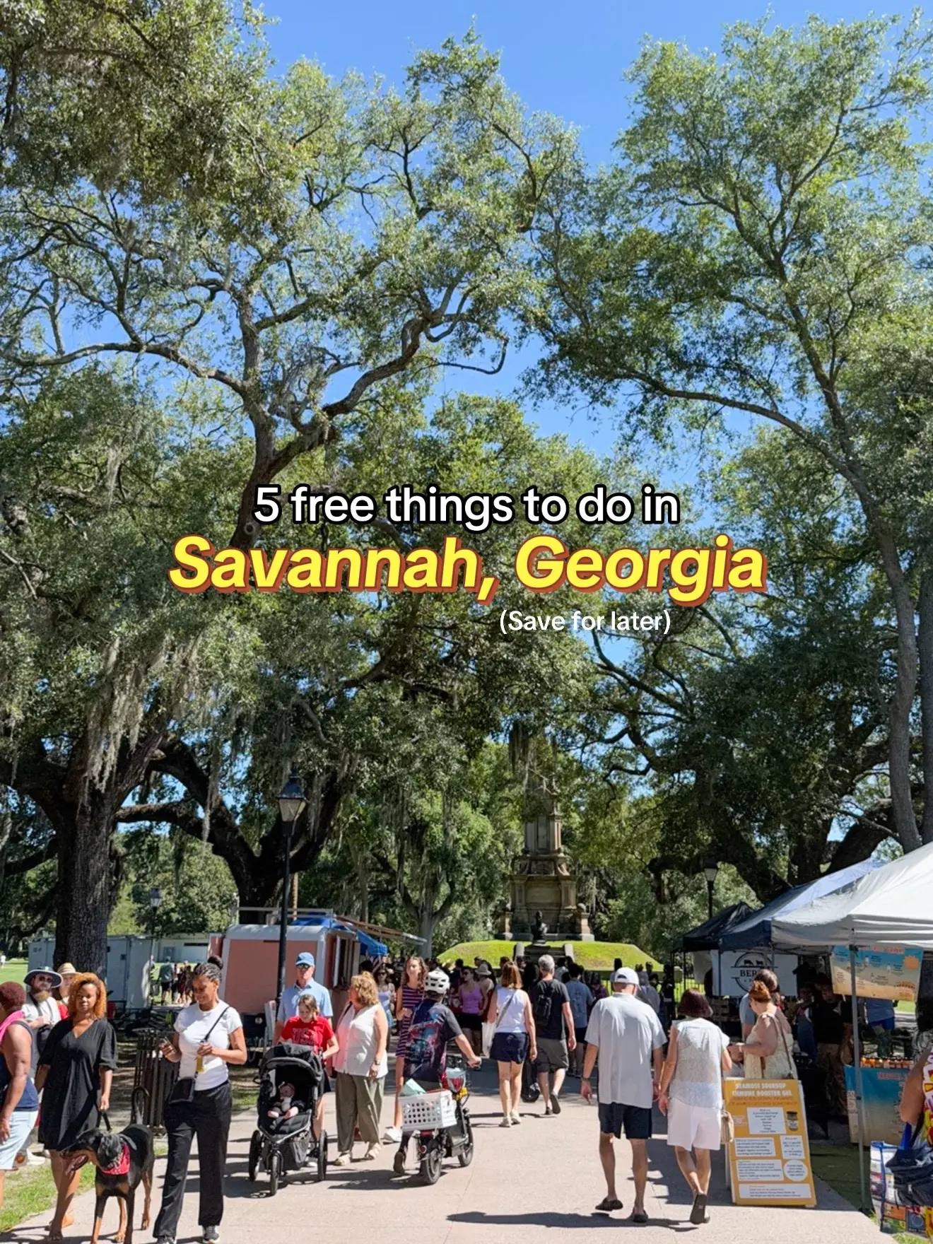 POV: you want to visit Savannah without spending a fortune 🤑  Here are 5 FREE t