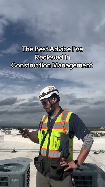 This is some of the best advice I’ve received in Construction Management 👇🏗️ 1