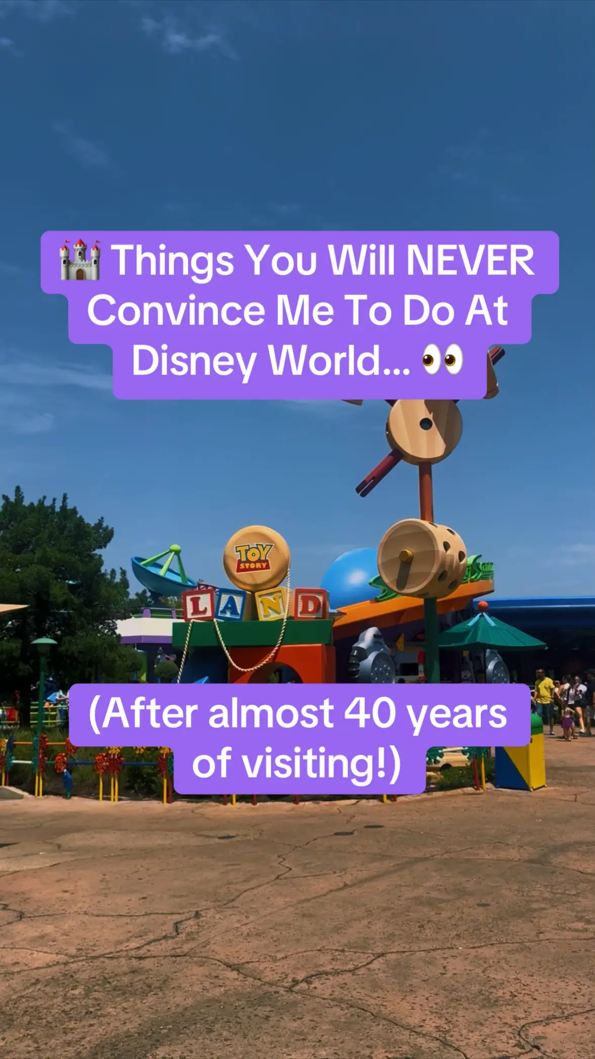 After almost 40 years of visiting Walt Disney World, I’ve learnt that there are 