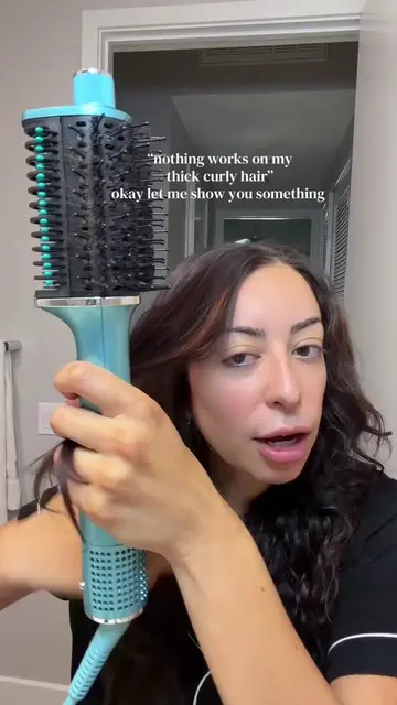 Curly hair girls, this is your sign✨ #blowoututorial #curlyhairblowout #SharkGlo