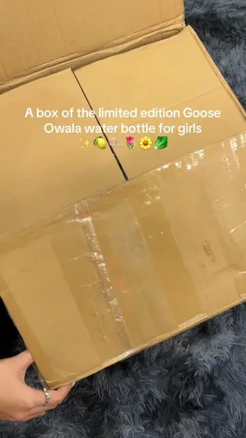 The dream water bottle Goose Owala limited edition 🌷✨ #owala #girlytok #goose #