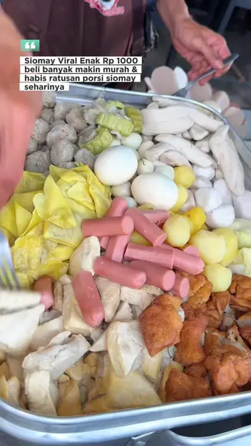SIOMAY 1K BELI BANYAK MAKIN MURAH ENAK‼️ Favorit siomay siapa nih)  Siomay Viral