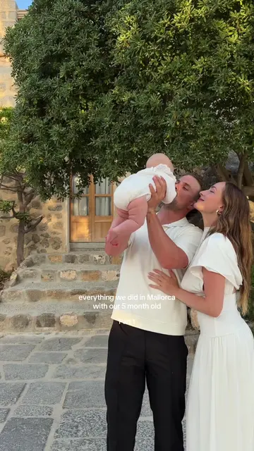 Her first euro summer🤍 #mallorca #mallorcaspain #spain 