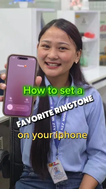 How to set a favorite ringtone on your iphone #fypシ #a2zmobilehouse #tricks #tip
