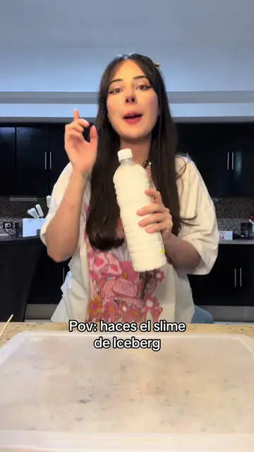 Creen que quede? #asmr #slime #icebergslime #experiment #ciencia 