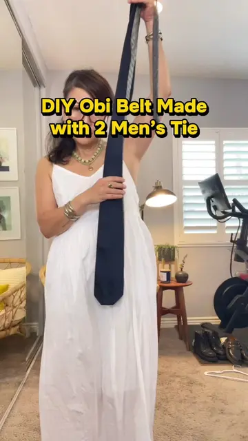 So many people have asked me about my thrifted obi belt. Instead of buying one I