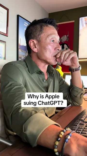 Why is Apple suing ChatGPT? #openai #apple #chatgpt #lawsuit #ai 