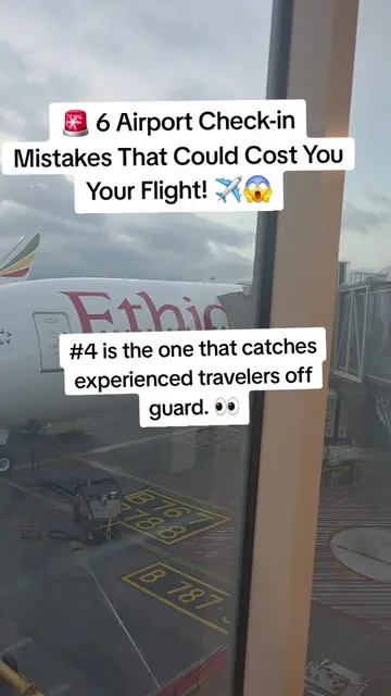 Missing a flight isn't always caused by traffic or arriving late. Sometimes, the