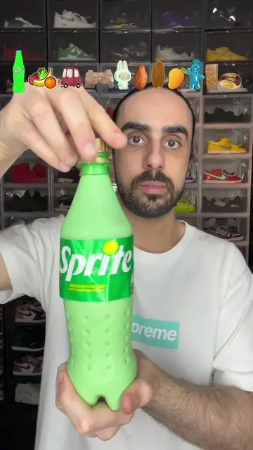 Food ASMR Eating a Dubai Chocolate Sprite bottle #food #asmr #mukbang #satisfyin