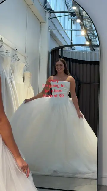 can’t be 30 or a bride i’m just a teenager???? #bride #wedding #gettingmarried