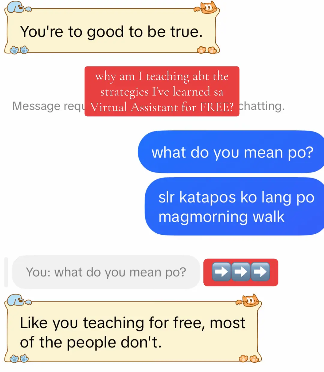 this is the reason why I am teaching for FREE all the things I've learned and th