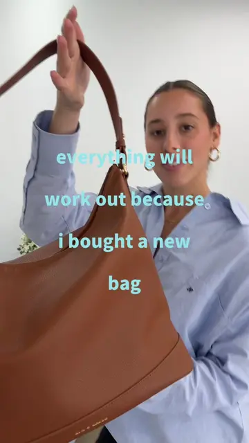 Girl math 🤌🏼🤎😊 #shopping #handbag #workbag #OOTD 