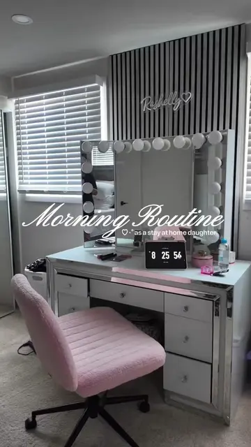 morning routine as a sah daughter🪽🩰🎀 #rashellthadoll #morningroutine #morning