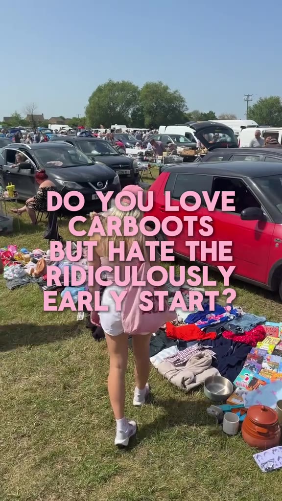 PSA: they don’t all start at stupid o’clock  #norwich #norfolk #carboot #thelate