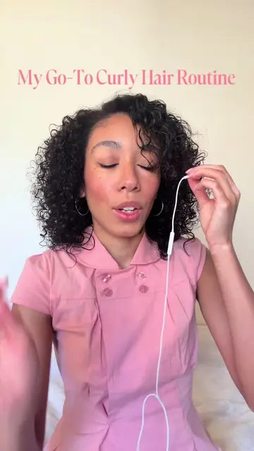 My curly hair wash day has become such a beautiful form of self care with @Go-To