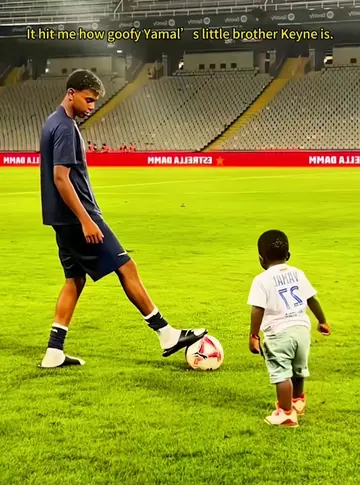 #Soccer #tiktokcampaignLamine Yamal & His Cute Little Brother Keyne#LamineYamal 