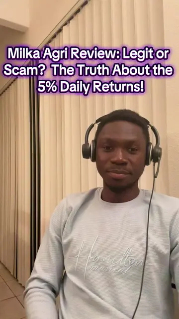 Milka Agri Review: Legit or Scam? 🚨 The Truth About the 5% Daily Returns! 🔥 Hi