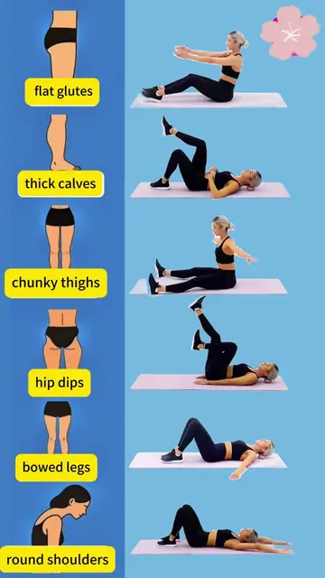 Get fit with these easy moves!#women #noequipmentworkout #fitness #homeworkout #