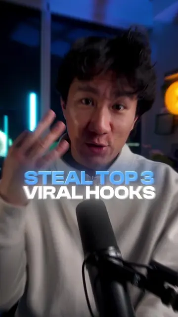these 3 hooks are responsible for more viral videos than most creators will ever