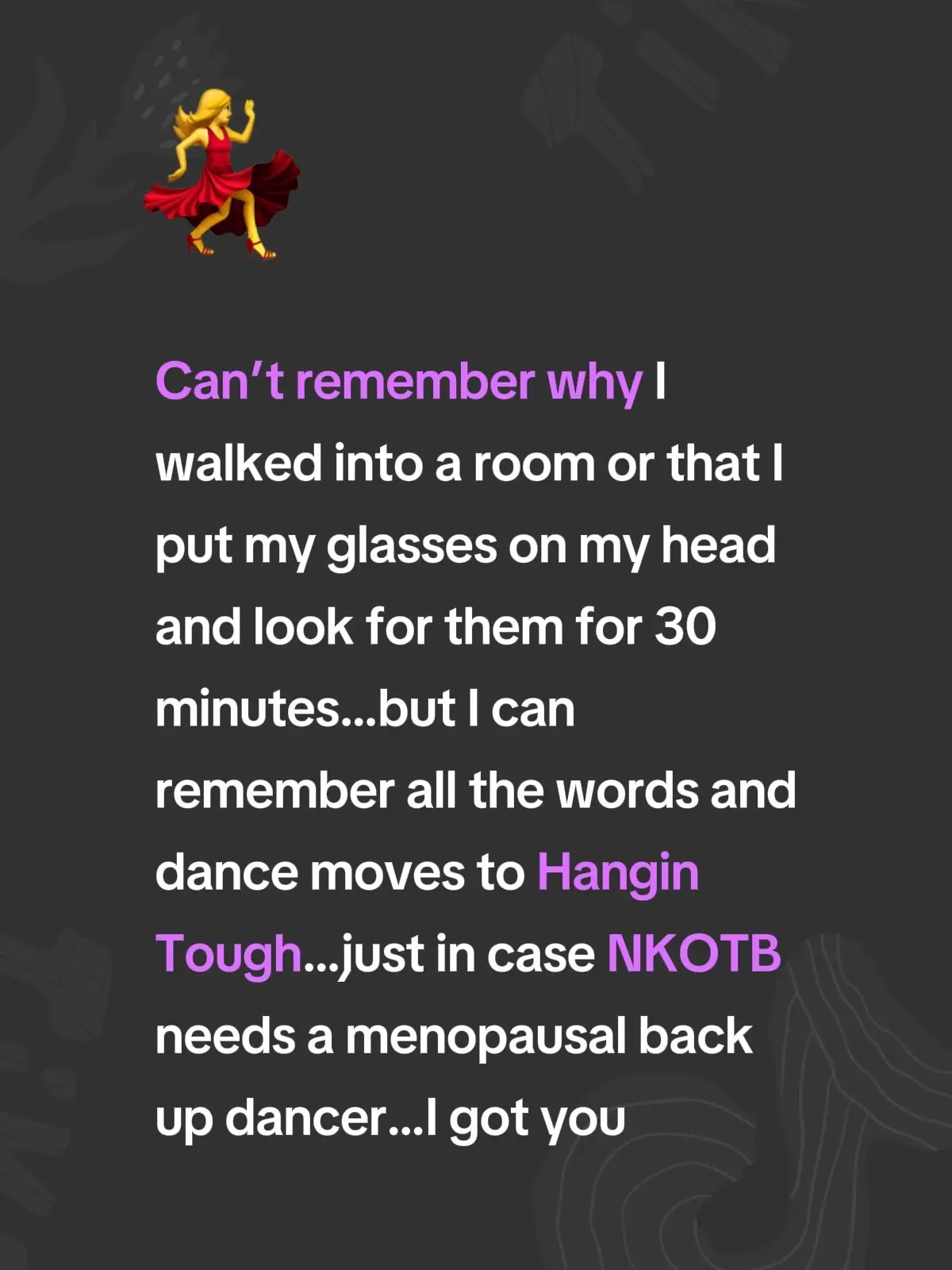 #genx #80smusic #menopause #nkotb 