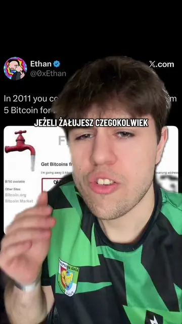 Kiedyś dawali bitcoiny za darmo XDDD #iklocus #Tech #techtok #bitcoin #ciekawost