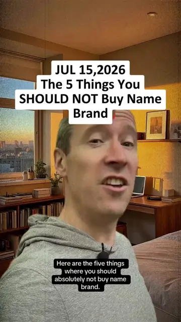 Stop wasting money on brand names! 🤑 Learn why generic products are often just 