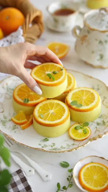Mini Orange Cakes 🍊 The easiest orange cake you’ll ever make! No mixer, no fanc