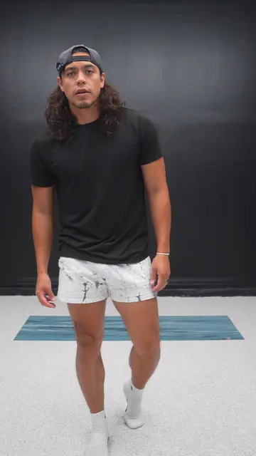 5 minute full body mobility routine: - no getting on the floor  - no kneeling  1