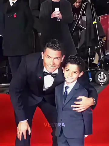 Ronaldo Jr Had Enough of Kisses.. 😂 #ronaldo #ronaldojr #cristianoronaldo #cr7 