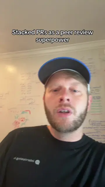 Stacked PRs are a great technique to improve technical clarity of communication 