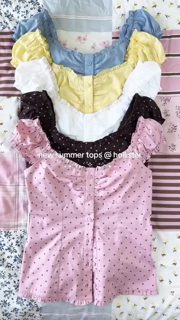 summer's top hits 💖   online search codes ⤵️ hollister talia top: 340-294-00164