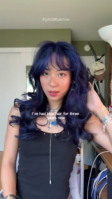 #got2bpartner 💙✨ my biggest blue hair maintenance hack: Instead of doing a full
