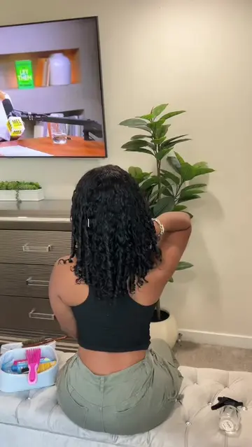 This is my deep wave hair! The link is in my bio 🥰 I’m going to start selling h