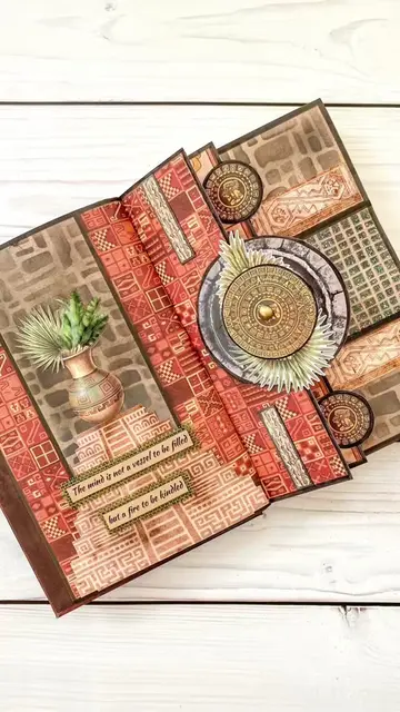 Layered pages! 🥰 I invite you to create layered pages one day! They are fun and